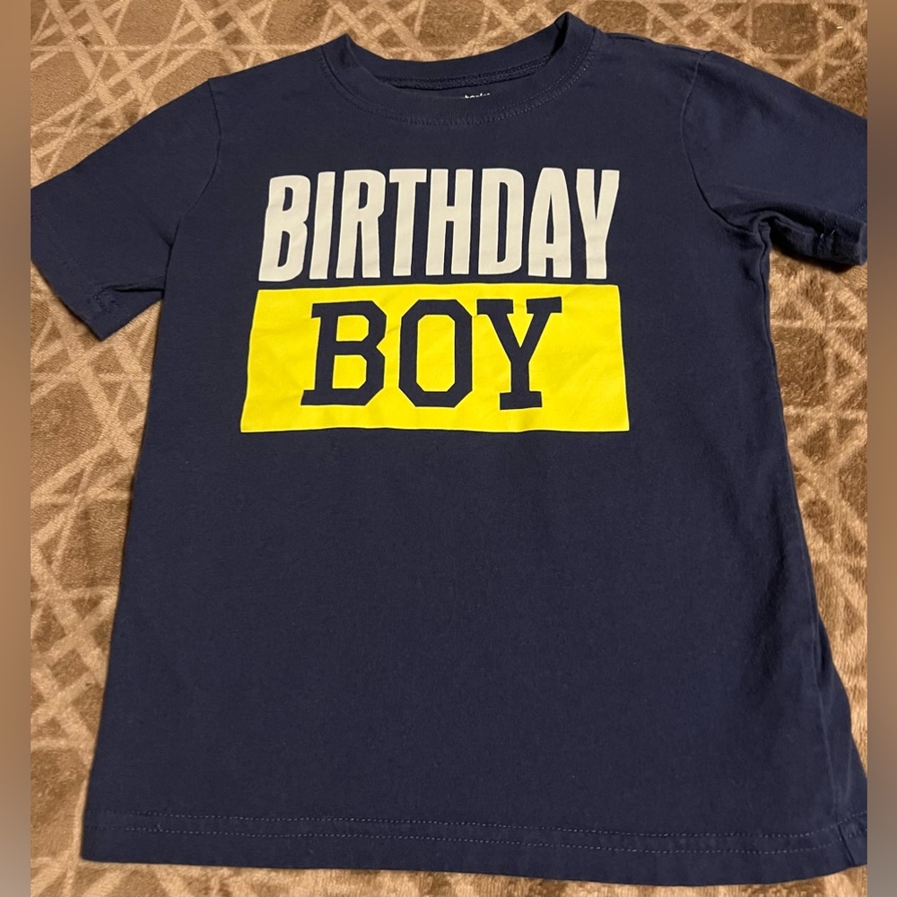 Carter’s Birthday Boy T-shirt - 5T - well-loved/cared for! 5 for $25 sale